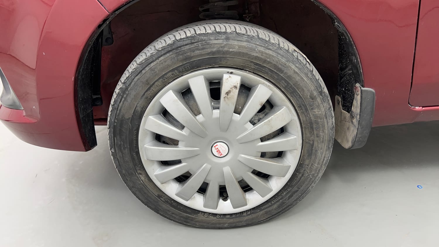 Used 2017 Maruti Suzuki Alto K10 [2014-2019] VXI AMT (O) Petrol Automatic tyres LEFT FRONT TYRE RIM VIEW