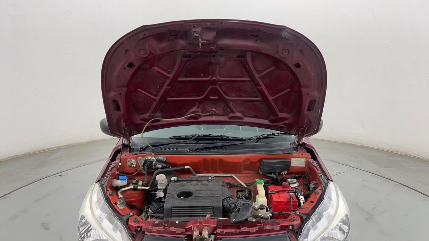 Used 2017 Maruti Suzuki Alto K10 [2014-2019] VXI AMT (O) Petrol Automatic engine ENGINE & BONNET OPEN FRONT VIEW