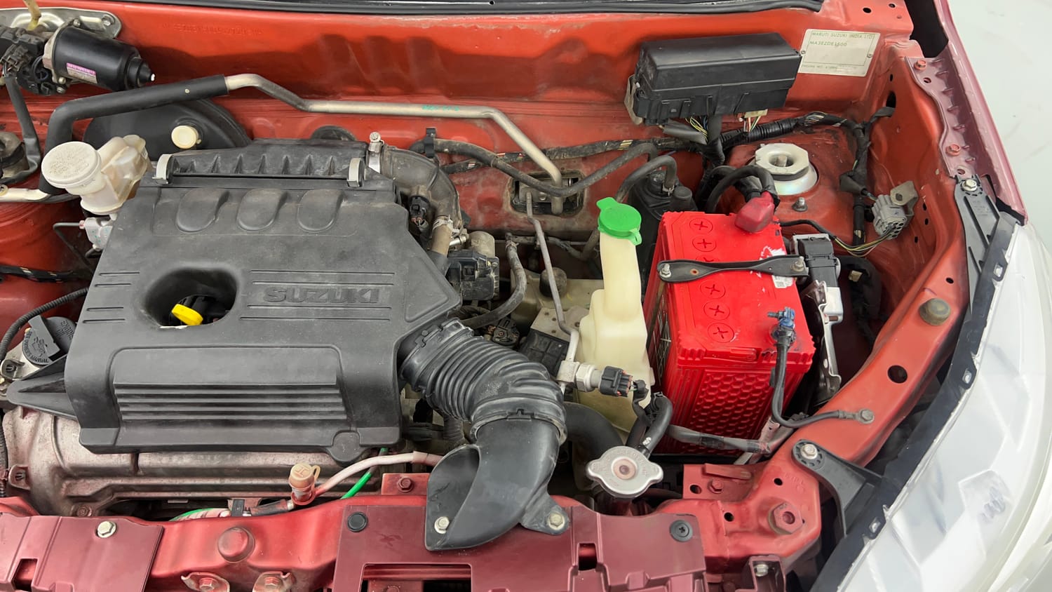 Used 2017 Maruti Suzuki Alto K10 [2014-2019] VXI AMT (O) Petrol Automatic engine ENGINE LEFT SIDE VIEW
