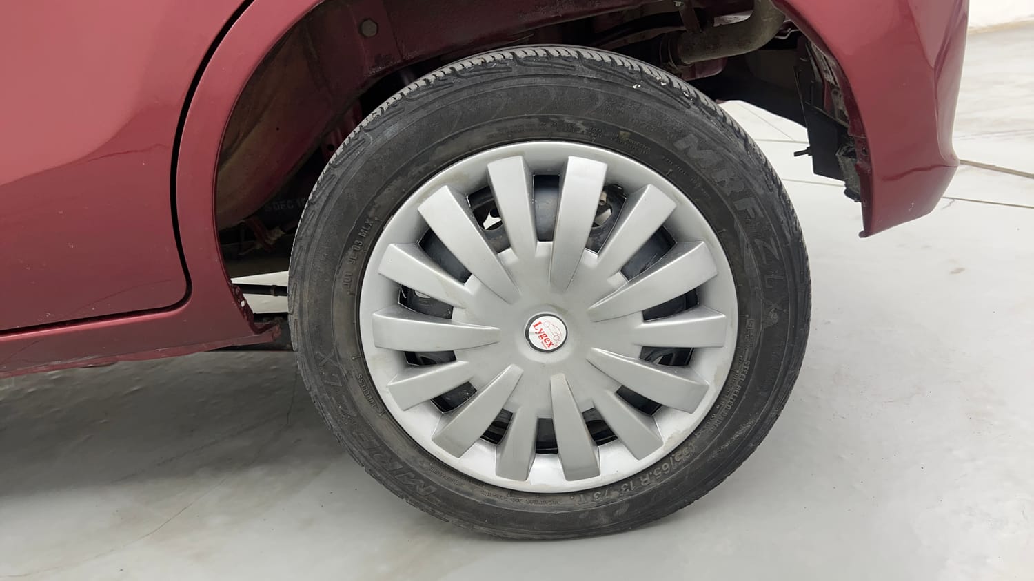 Used 2017 Maruti Suzuki Alto K10 [2014-2019] VXI AMT (O) Petrol Automatic tyres LEFT REAR TYRE RIM VIEW
