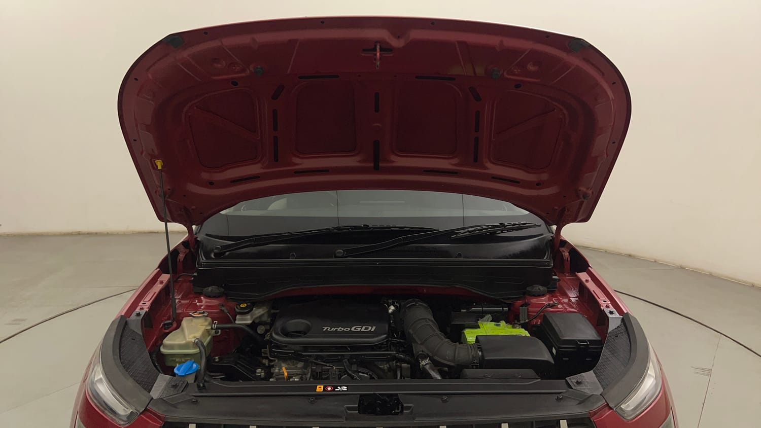 Used 2019 Hyundai Venue SX Plus 1.0 Turbo DCT Petrol Automatic engine ENGINE & BONNET OPEN FRONT VIEW