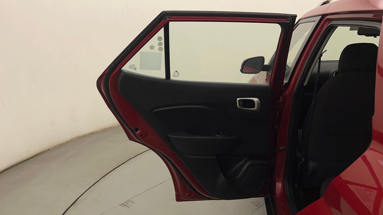 Used 2019 Hyundai Venue SX Plus 1.0 Turbo DCT Petrol Automatic interior LEFT REAR DOOR OPEN VIEW