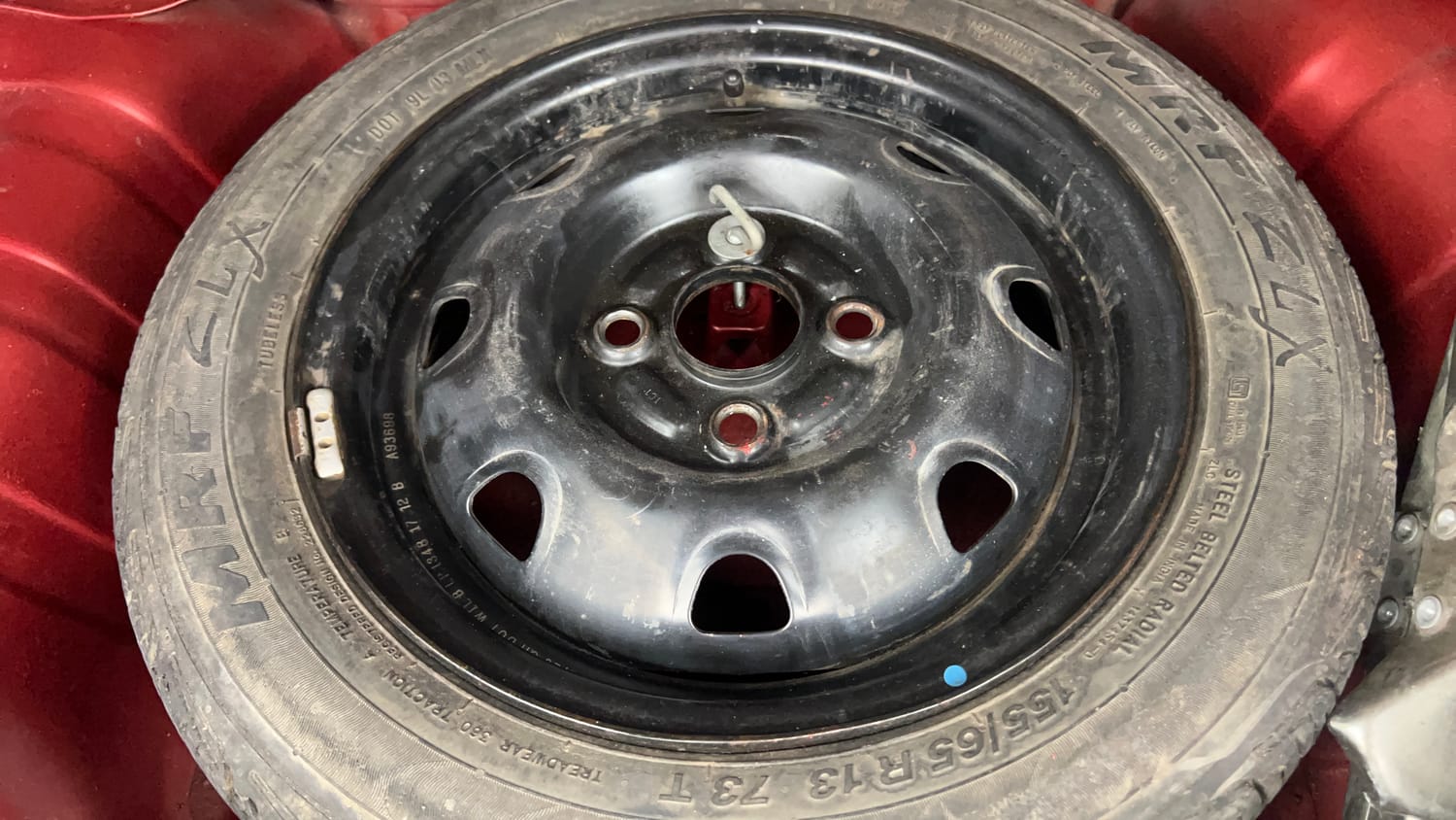Used 2017 Maruti Suzuki Alto K10 [2014-2019] VXI AMT (O) Petrol Automatic tyres SPARE TYRE VIEW