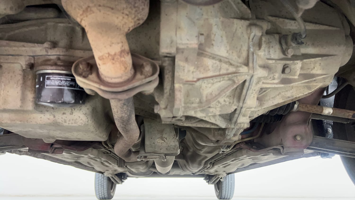 Used 2017 Maruti Suzuki Alto K10 [2014-2019] VXI AMT (O) Petrol Automatic extra FRONT LEFT UNDERBODY VIEW