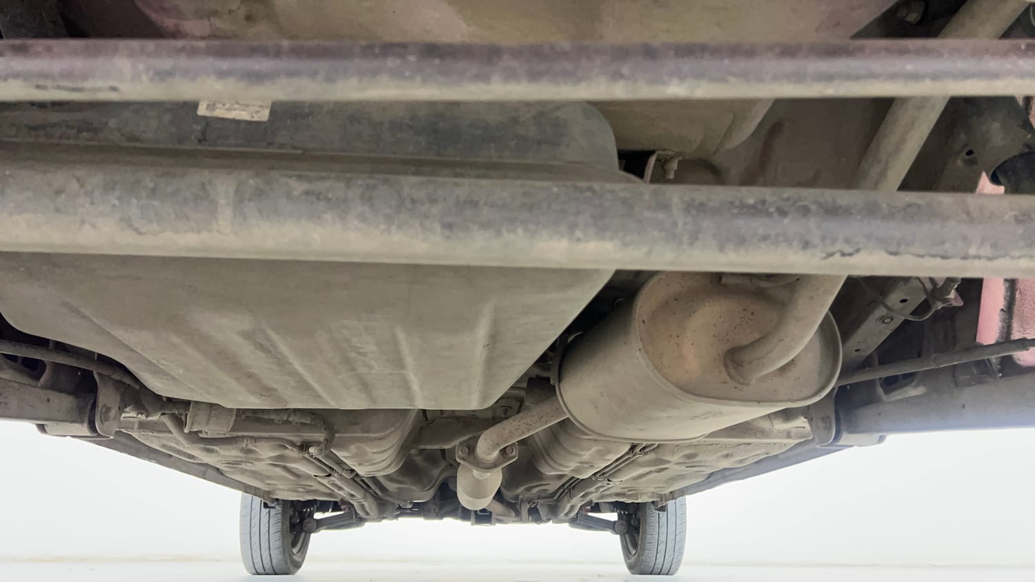 Used 2017 Maruti Suzuki Alto K10 [2014-2019] VXI AMT (O) Petrol Automatic extra REAR UNDERBODY VIEW (TAKEN FROM REAR)