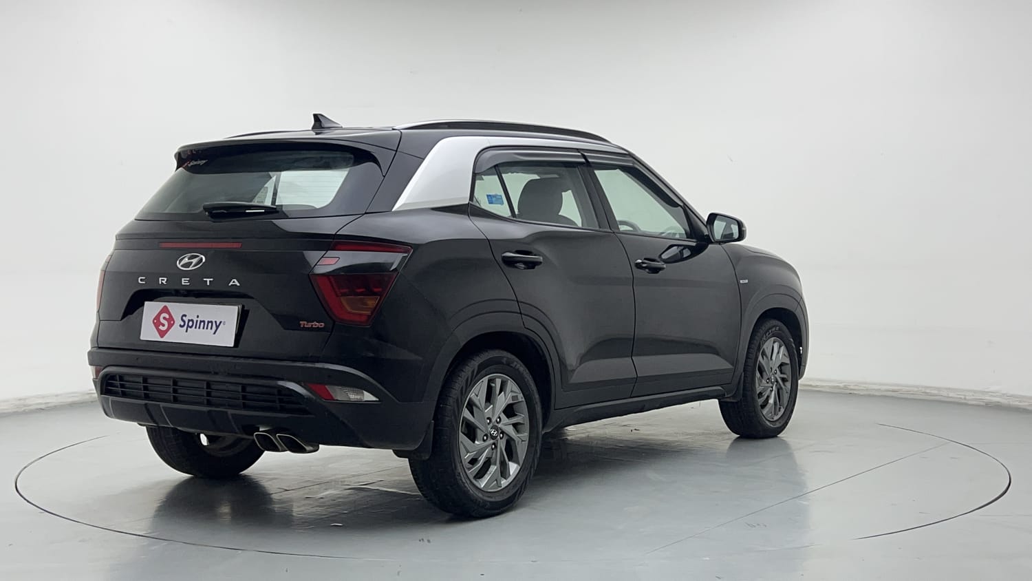 Used 2021 Hyundai Creta SX (O) 1.4 Turbo 7 DCT Petrol Automatic exterior RIGHT REAR CORNER VIEW