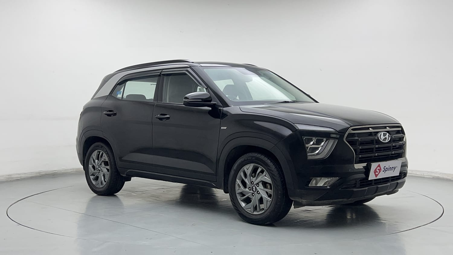 Used 2021 Hyundai Creta SX (O) 1.4 Turbo 7 DCT Petrol Automatic exterior RIGHT FRONT CORNER VIEW
