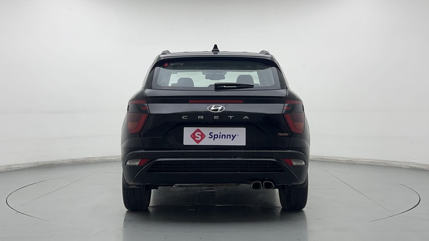 Used 2021 Hyundai Creta SX (O) 1.4 Turbo 7 DCT Petrol Automatic exterior BACK VIEW