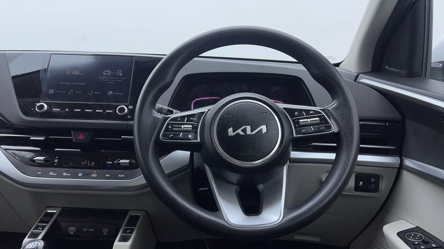 Used 2022 Kia Carens Prestige Plus 1.4 Petrol MT 7 STR Petrol Manual interior STEERING VIEW