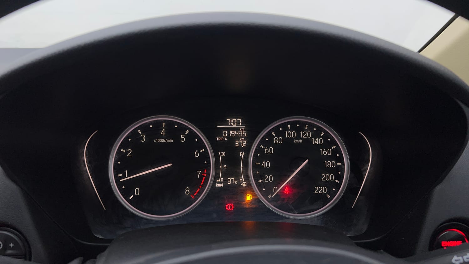 Used 2022 Honda City V Petrol Petrol Manual interior CLUSTERMETER VIEW