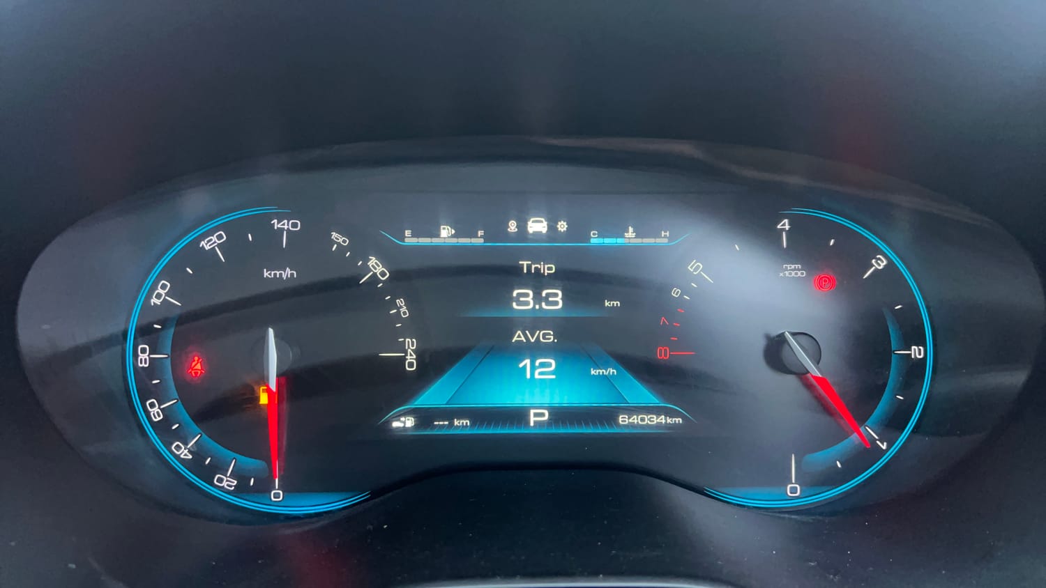 Used 2022 MG Motors Hector Sharp 1.5 Petrol CVT Petrol Automatic interior CLUSTERMETER VIEW