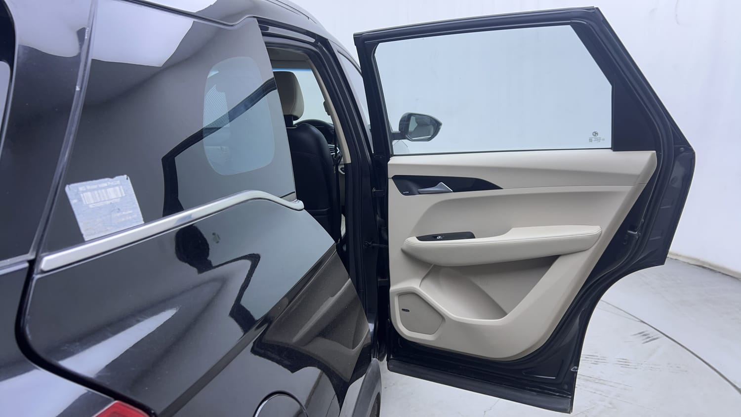 Used 2022 MG Motors Hector Sharp 1.5 Petrol CVT Petrol Automatic interior RIGHT REAR DOOR OPEN VIEW