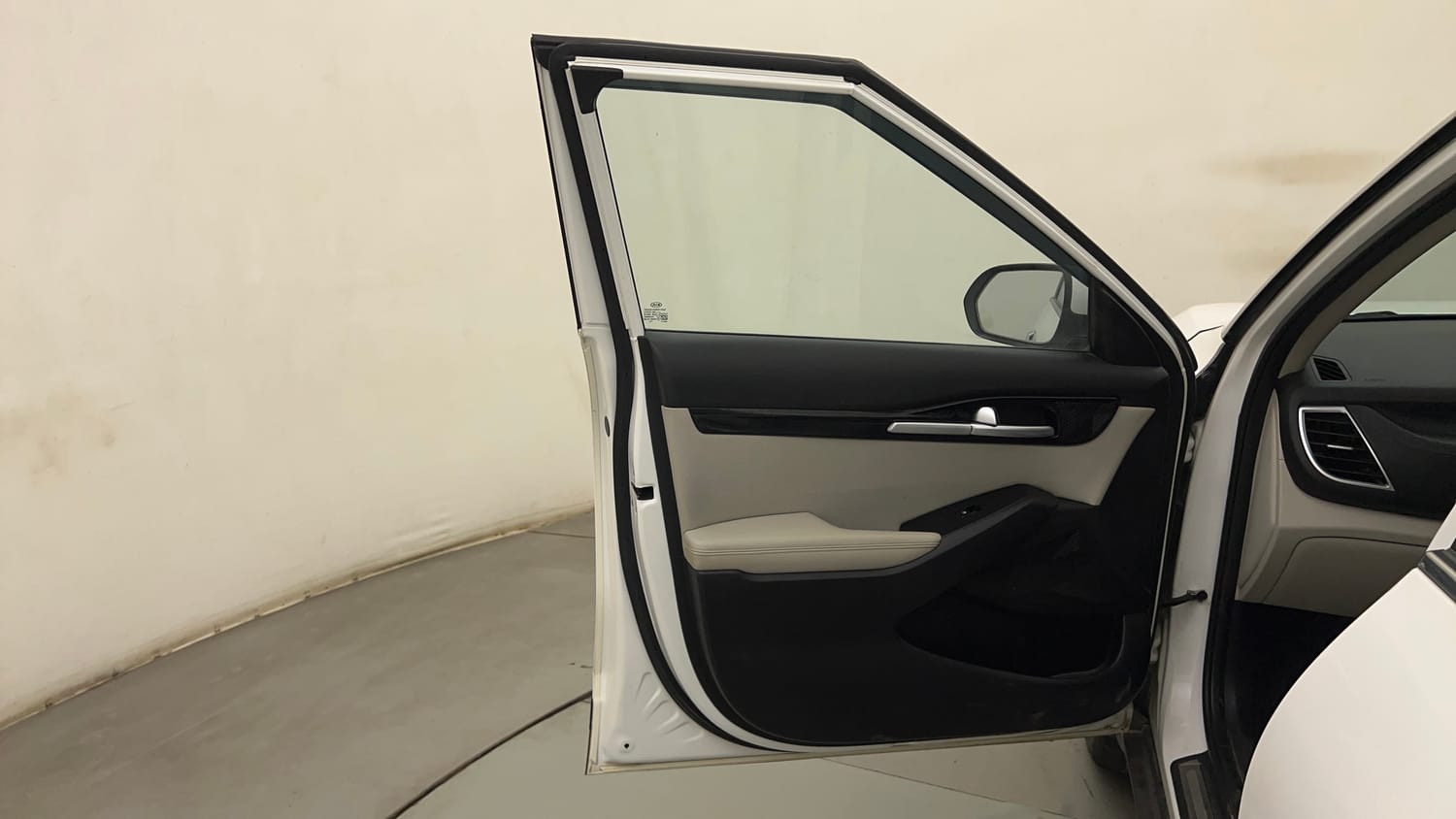 Used 2021 kia Seltos HTX IVT 1.5 Petrol Automatic interior LEFT FRONT DOOR OPEN VIEW