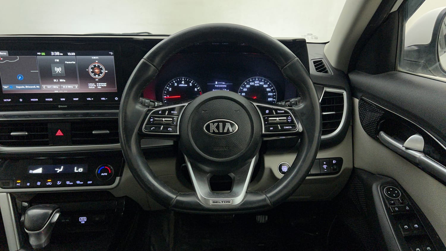 Used 2021 kia Seltos HTX IVT 1.5 Petrol Automatic interior STEERING VIEW