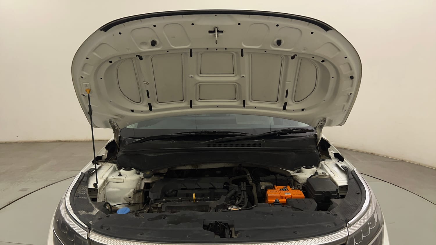 Used 2021 kia Seltos HTX IVT 1.5 Petrol Automatic engine ENGINE & BONNET OPEN FRONT VIEW