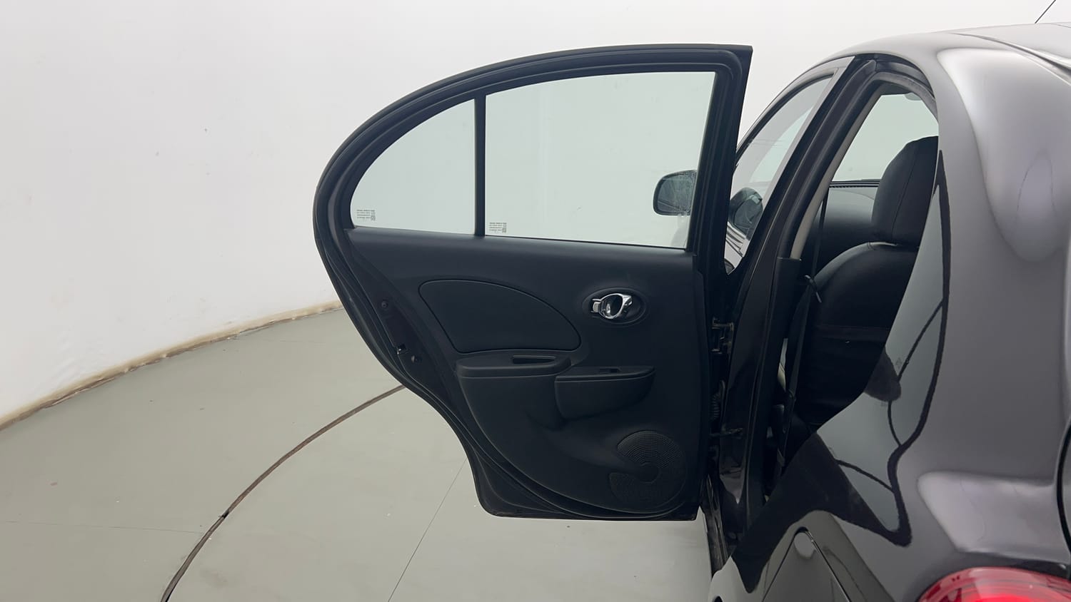 Used 2017 Nissan Micra XL CVT Petrol Automatic interior LEFT REAR DOOR OPEN VIEW