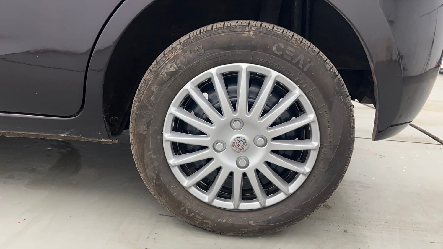 Used 2017 Nissan Micra XL CVT Petrol Automatic tyres LEFT REAR TYRE RIM VIEW