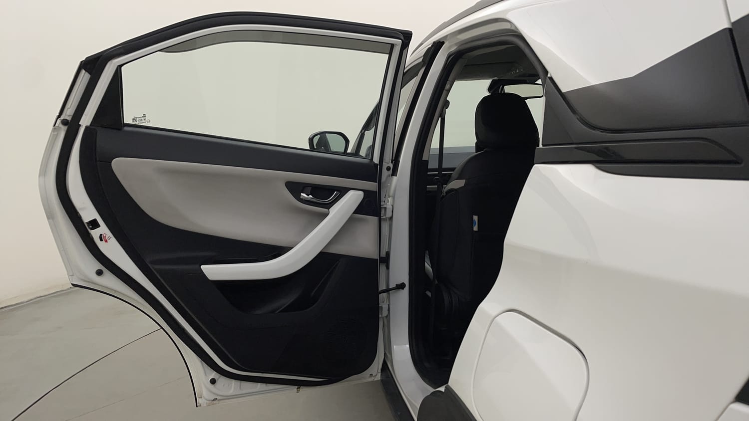 Used 2024 Tata Nexon Creative Plus 1.2 Revotron Petrol 7DCA Petrol Automatic interior LEFT REAR DOOR OPEN VIEW