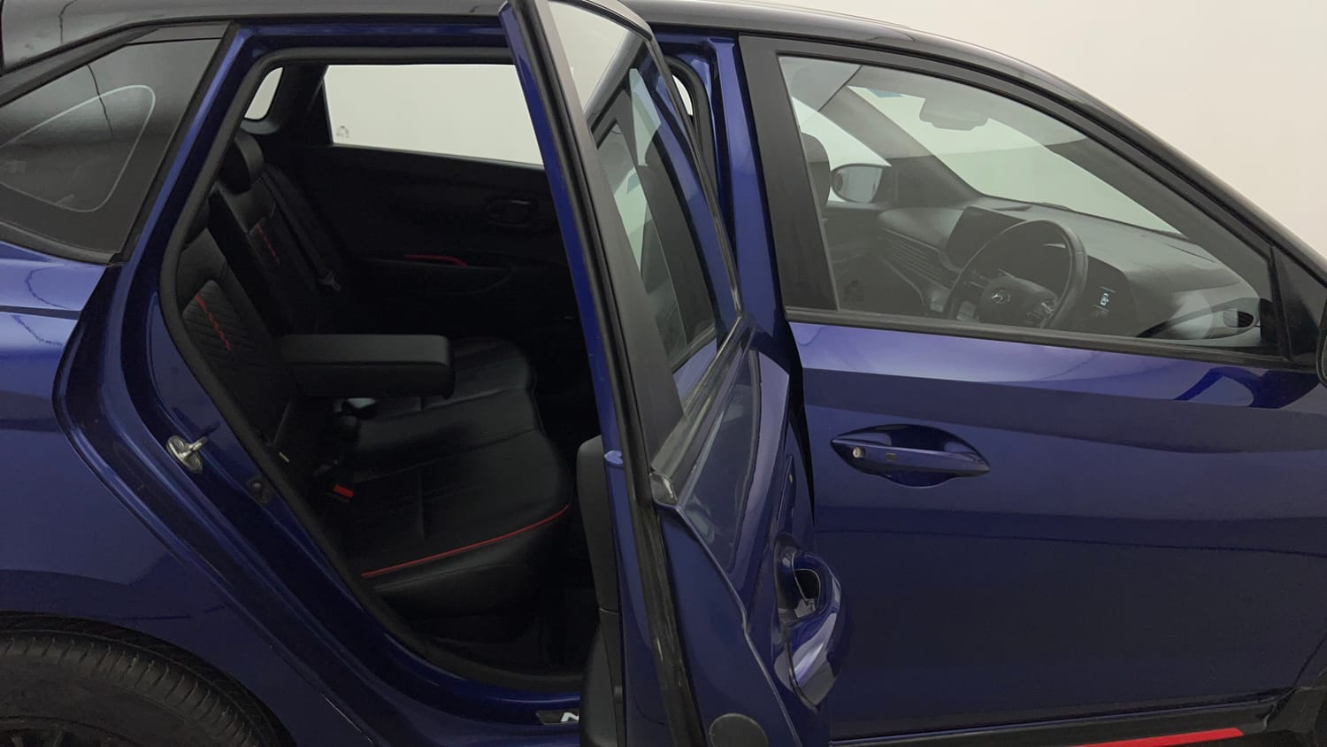 Used 2022 Hyundai i20 N Line N8 1.0 Turbo DCT Dual Tone Petrol Automatic interior RIGHT SIDE REAR DOOR CABIN VIEW