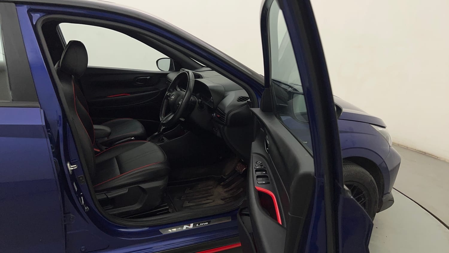 Used 2022 Hyundai i20 N Line N8 1.0 Turbo DCT Dual Tone Petrol Automatic interior RIGHT SIDE FRONT DOOR CABIN VIEW