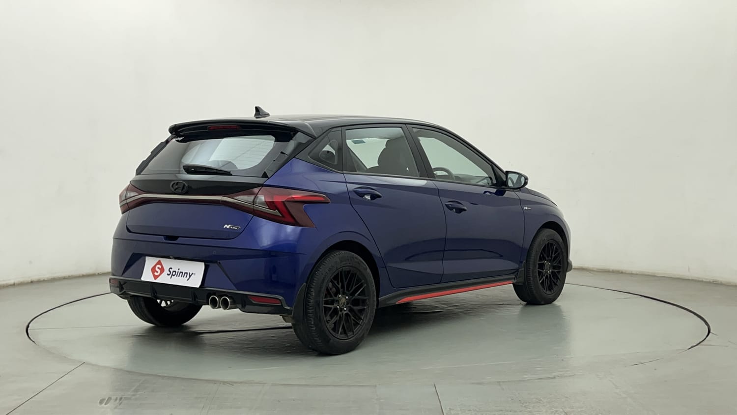 Used 2022 Hyundai i20 N Line N8 1.0 Turbo DCT Dual Tone Petrol Automatic exterior RIGHT REAR CORNER VIEW