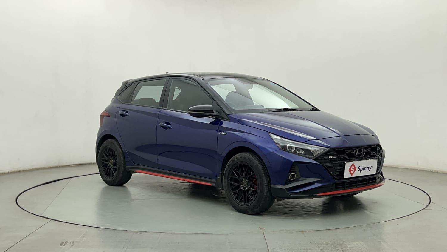 Used 2022 Hyundai i20 N Line N8 1.0 Turbo DCT Dual Tone Petrol Automatic exterior RIGHT FRONT CORNER VIEW