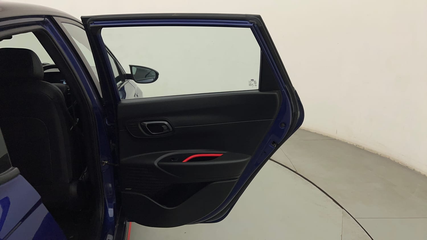 Used 2022 Hyundai i20 N Line N8 1.0 Turbo DCT Dual Tone Petrol Automatic interior RIGHT REAR DOOR OPEN VIEW