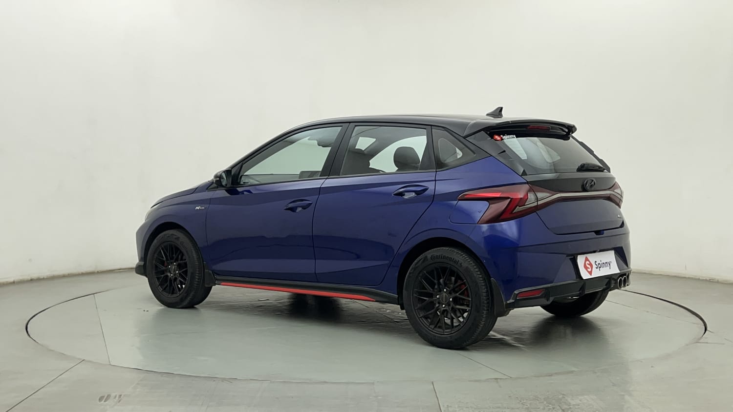 Used 2022 Hyundai i20 N Line N8 1.0 Turbo DCT Dual Tone Petrol Automatic exterior LEFT REAR CORNER VIEW