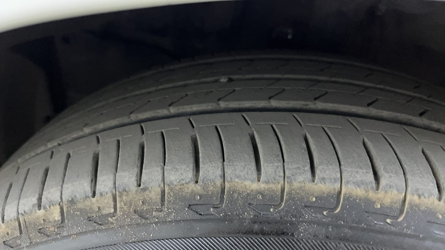 Used 2021 Honda City ZX Petrol Petrol Manual tyres LEFT FRONT TYRE TREAD VIEW