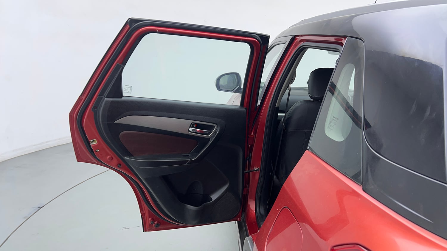 Used 2019 maruti-suzuki Vitara Brezza ZDi Plus Dual Tone AGS Diesel Automatic interior LEFT REAR DOOR OPEN VIEW