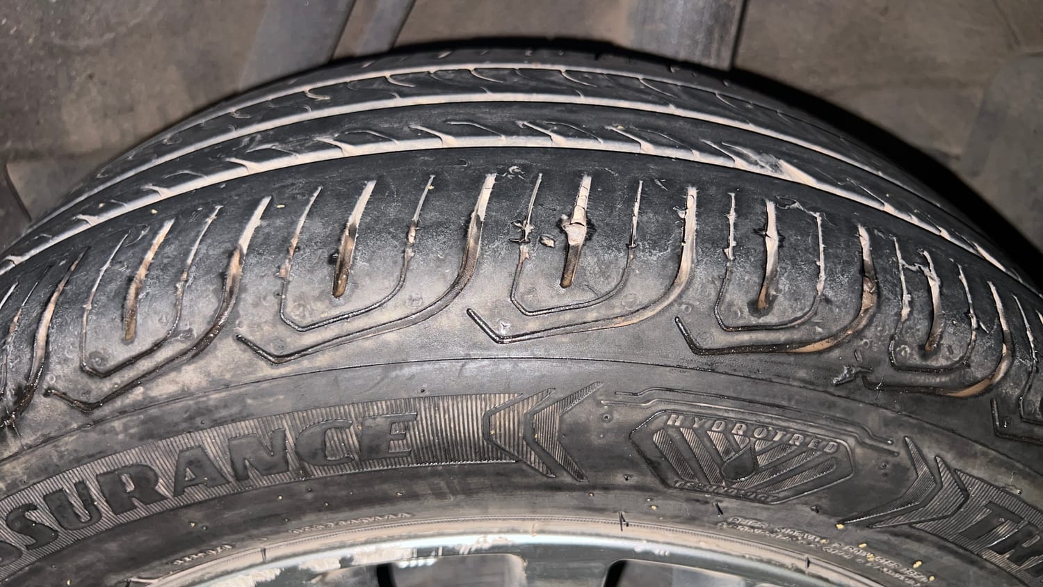 Used 2021 Honda City V CVT Petrol Petrol Automatic tyres LEFT REAR TYRE TREAD VIEW