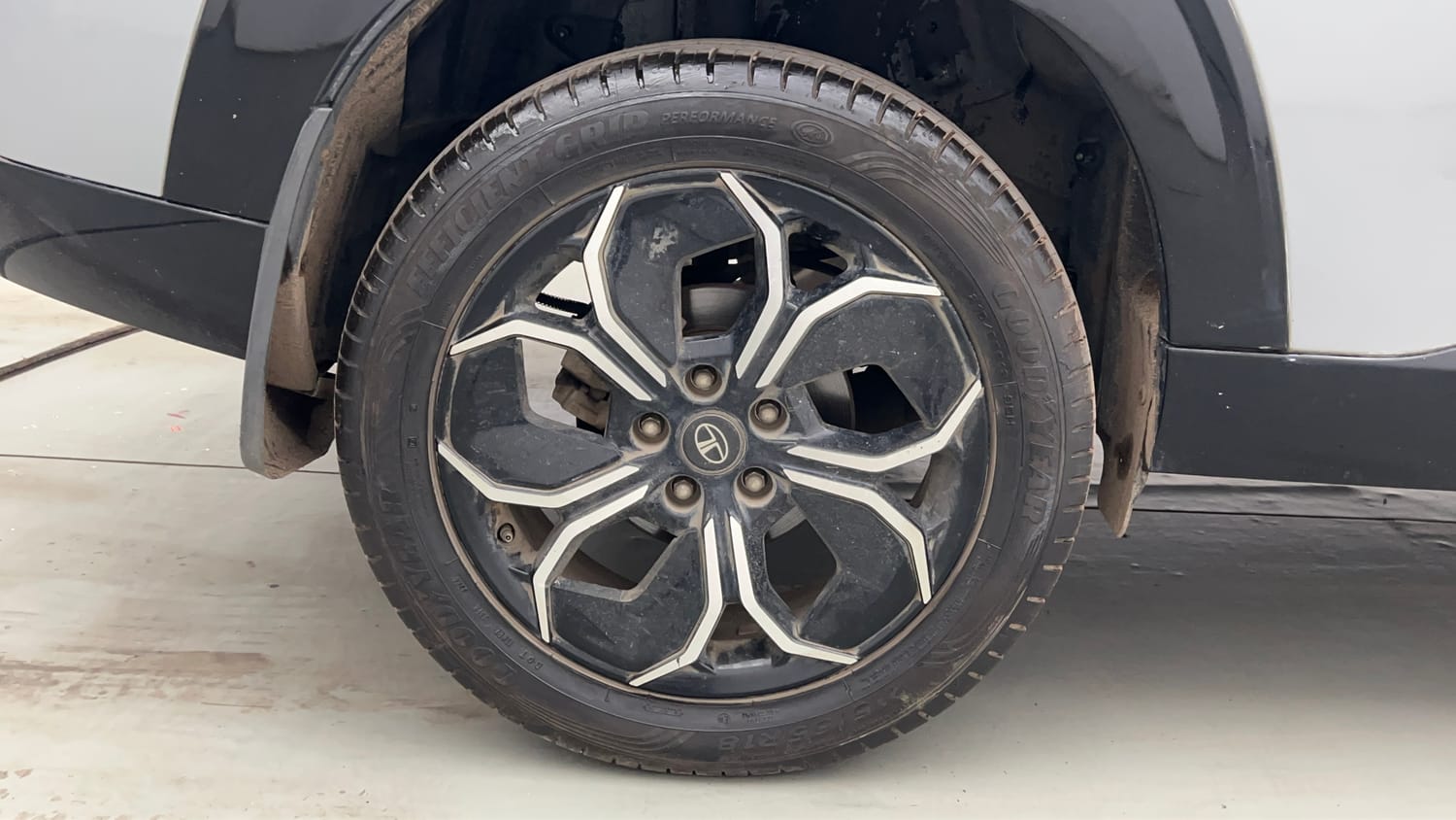 Used 2024 Tata Curvv Accomplished S 1.5 Kryojet Diesel 6MT Diesel Manual tyres RIGHT REAR TYRE RIM VIEW