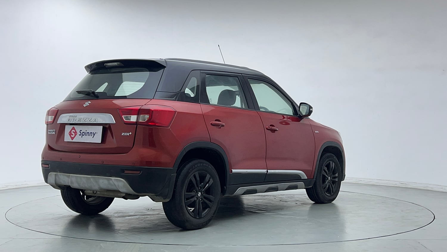 Used 2019 maruti-suzuki Vitara Brezza ZDi Plus Dual Tone AGS Diesel Automatic exterior RIGHT REAR CORNER VIEW
