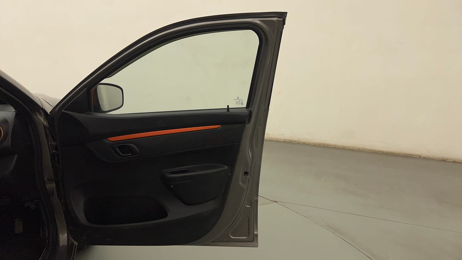 Used 2019 Renault Kwid CLIMBER 1.0 Petrol Manual interior RIGHT FRONT DOOR OPEN VIEW