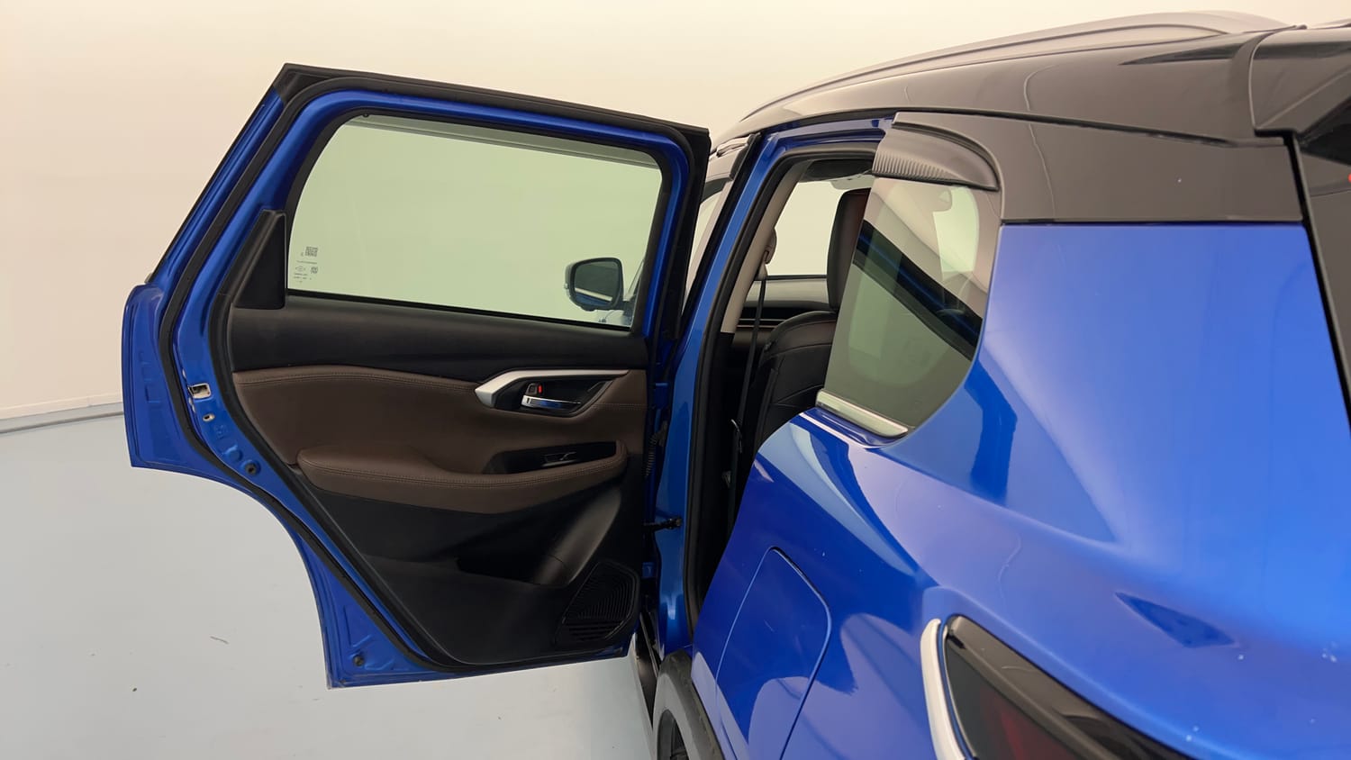 Used 2023 Toyota Urban Cruiser Hyryder V Hybrid Dual Tone Hybrid Automatic interior LEFT REAR DOOR OPEN VIEW