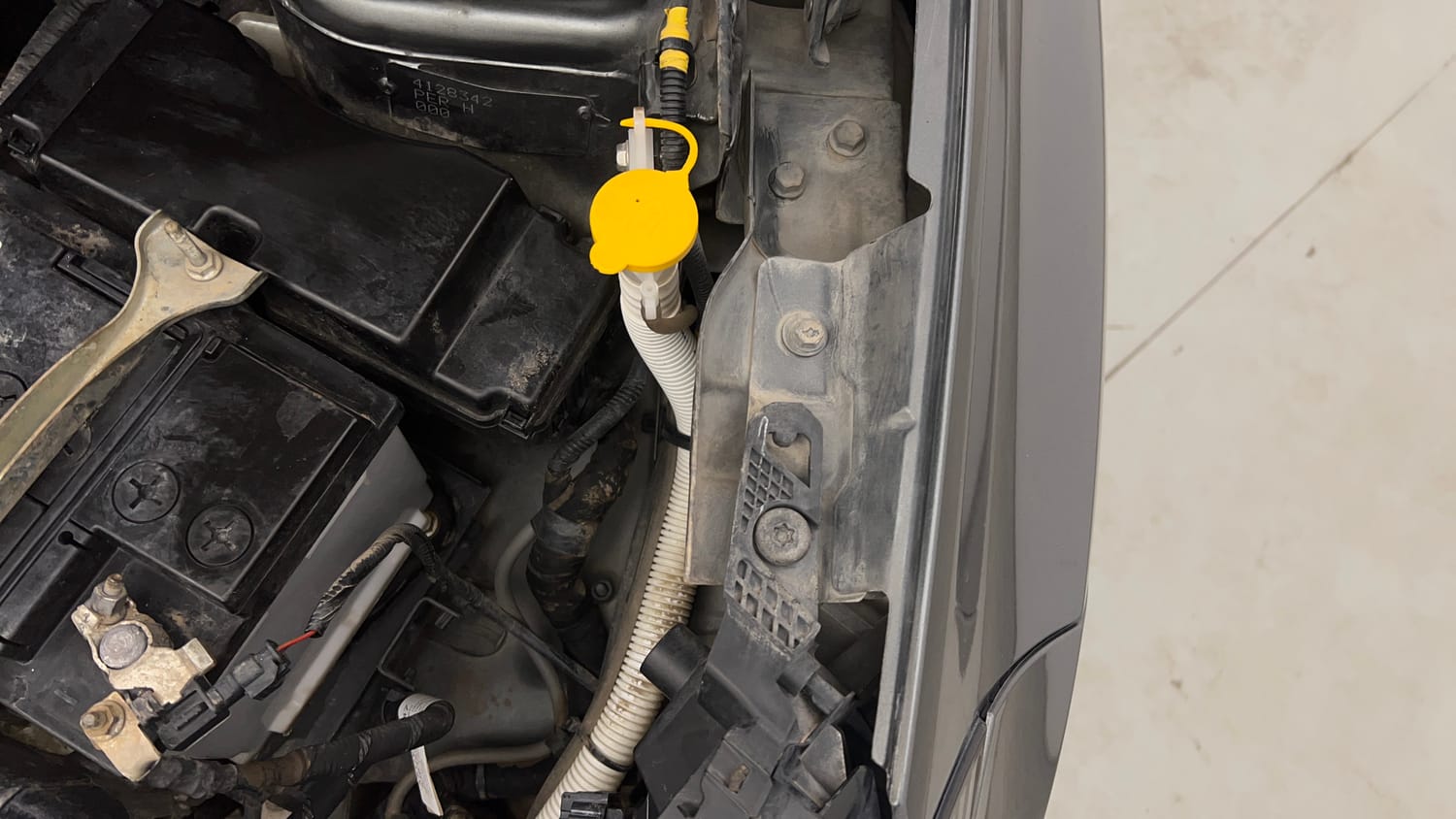 Used 2024 Tata Nexon Fearless Plus S 1.2 Revotron Petrol 7DCA DT Petrol Automatic engine ENGINE LEFT SIDE VIEW
