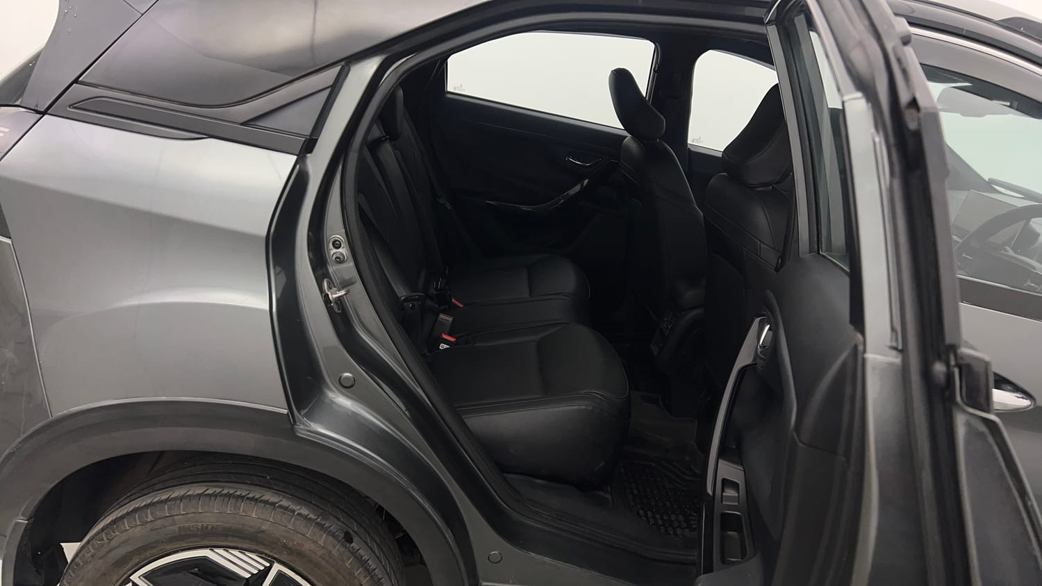 Used 2024 Tata Nexon Fearless Plus S 1.2 Revotron Petrol 7DCA DT Petrol Automatic interior RIGHT SIDE REAR DOOR CABIN VIEW