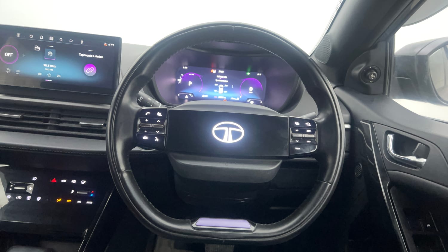 Used 2024 Tata Nexon Fearless Plus S 1.2 Revotron Petrol 7DCA DT Petrol Automatic interior STEERING VIEW