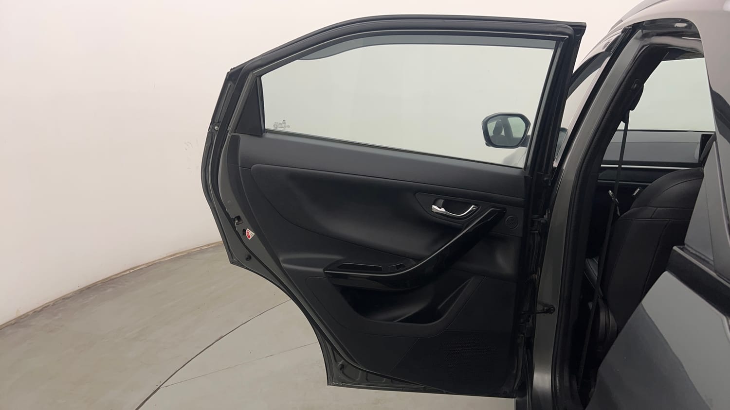 Used 2024 Tata Nexon Fearless Plus S 1.2 Revotron Petrol 7DCA DT Petrol Automatic interior LEFT REAR DOOR OPEN VIEW