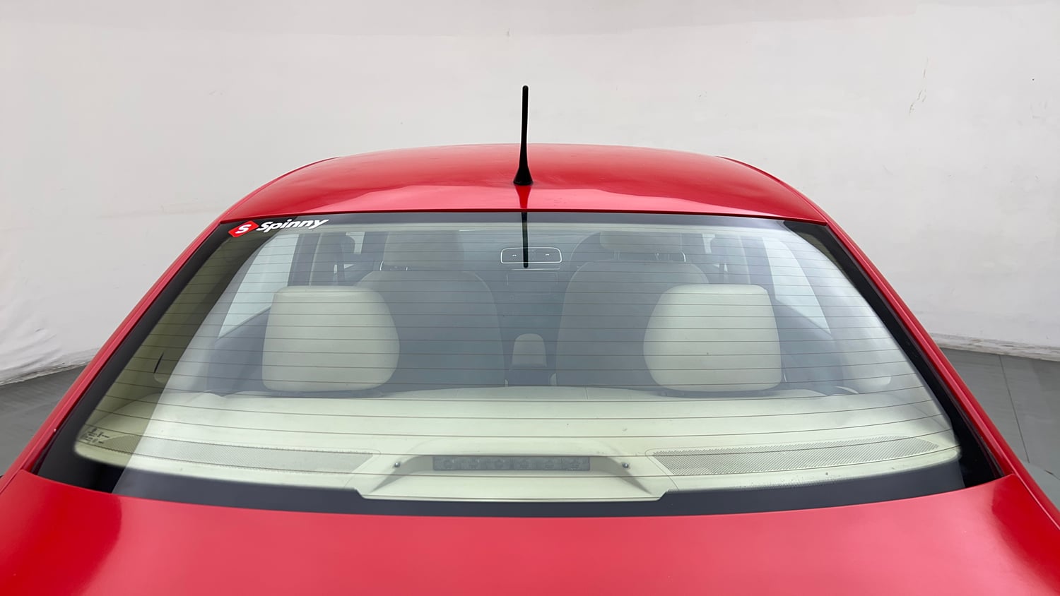 Used 2017 Skoda Rapid Style 1.6 MPI AT Petrol Automatic exterior BACK WINDSHIELD VIEW