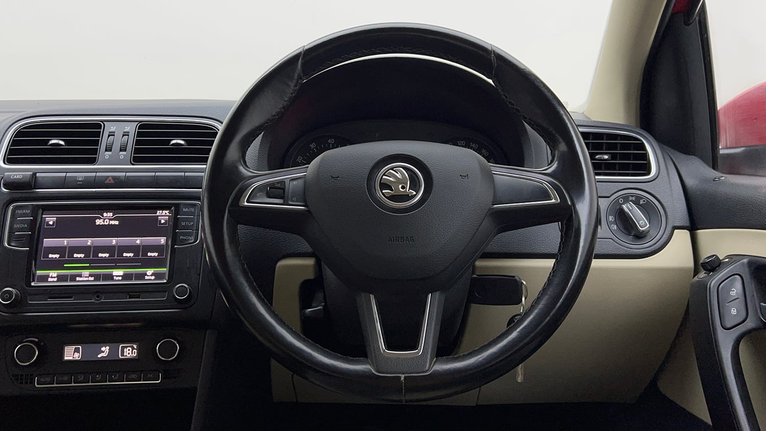 Used 2017 Skoda Rapid Style 1.6 MPI AT Petrol Automatic interior STEERING VIEW