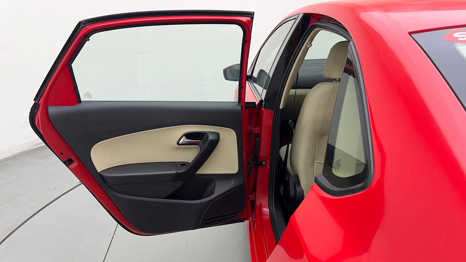 Used 2017 Skoda Rapid Style 1.6 MPI AT Petrol Automatic interior LEFT REAR DOOR OPEN VIEW