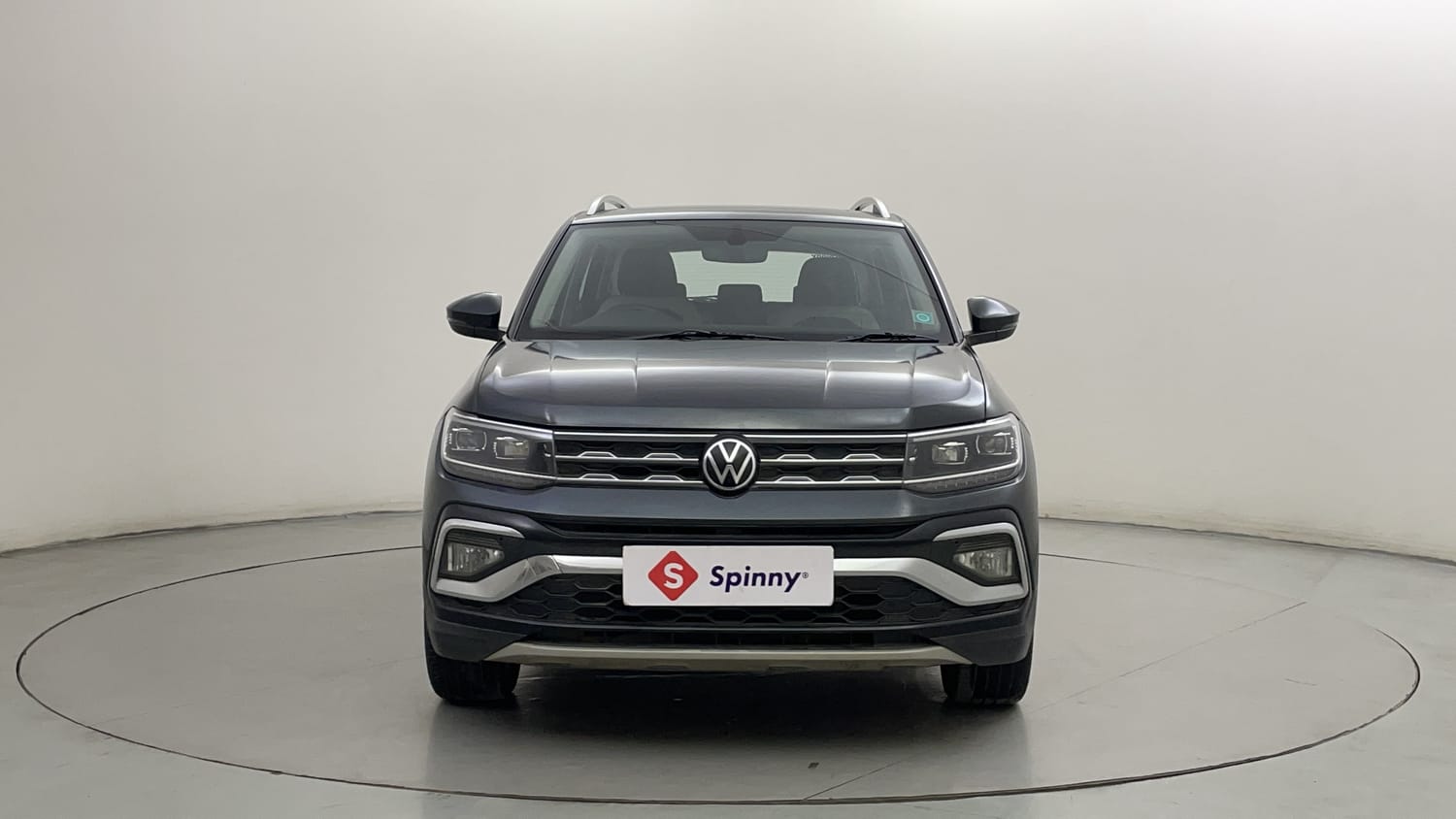 Used 2022 Volkswagen Taigun Topline 1.0 TSI MT Petrol Manual exterior FRONT VIEW