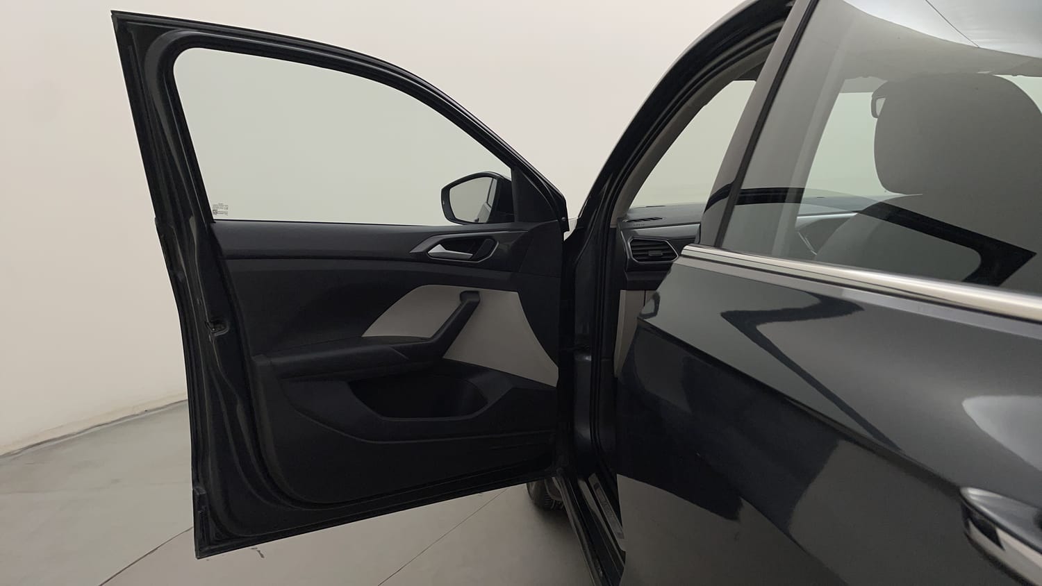 Used 2022 Volkswagen Taigun Topline 1.0 TSI MT Petrol Manual interior LEFT FRONT DOOR OPEN VIEW