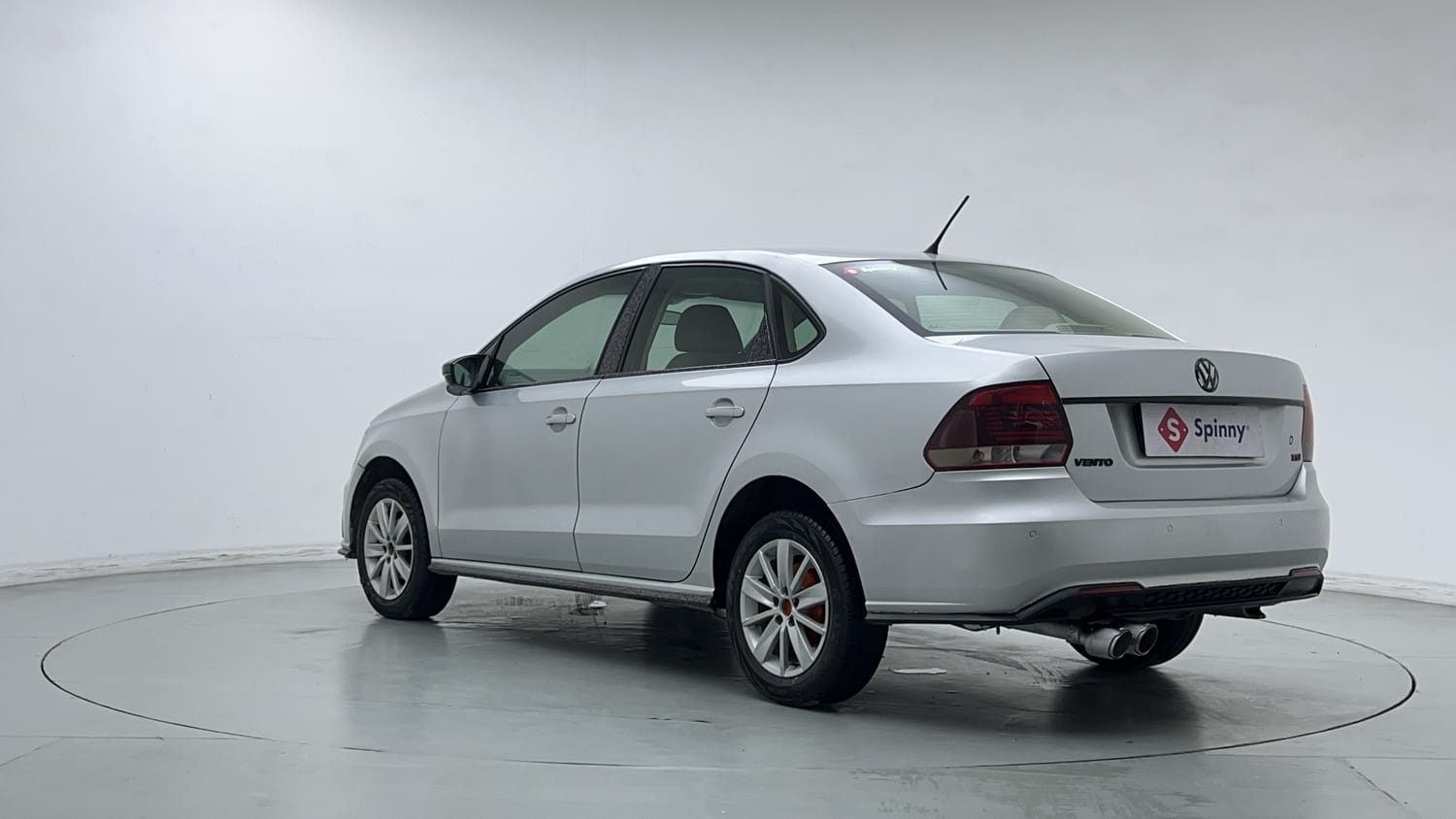 Used 2022 Volkswagen Vento Highline 1.0L TSI Petrol Manual exterior LEFT REAR CORNER VIEW