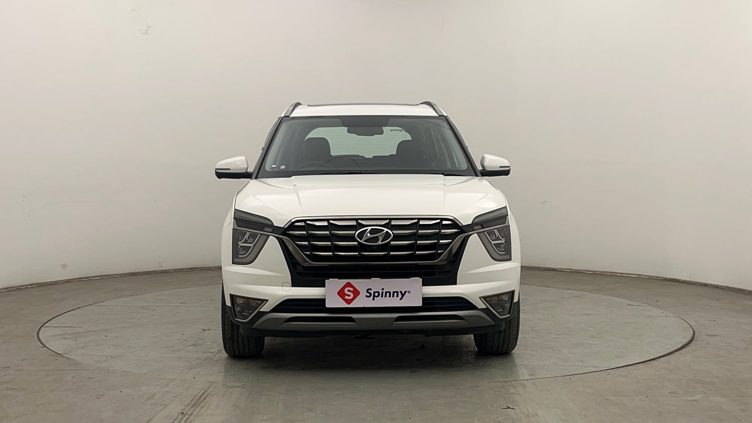 Used 2023 Hyundai Alcazar Platinum 7 STR 1.5 Turbo Petrol Petrol Manual exterior FRONT VIEW