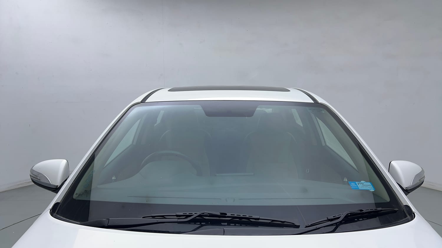 Used 2021 Hyundai Verna SX (O) 1.5 VTVT IVT Petrol Automatic exterior FRONT WINDSHIELD VIEW