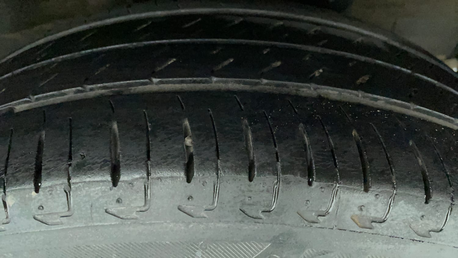 Used 2022 Honda City ZX CVT Petrol Petrol Automatic tyres LEFT REAR TYRE TREAD VIEW