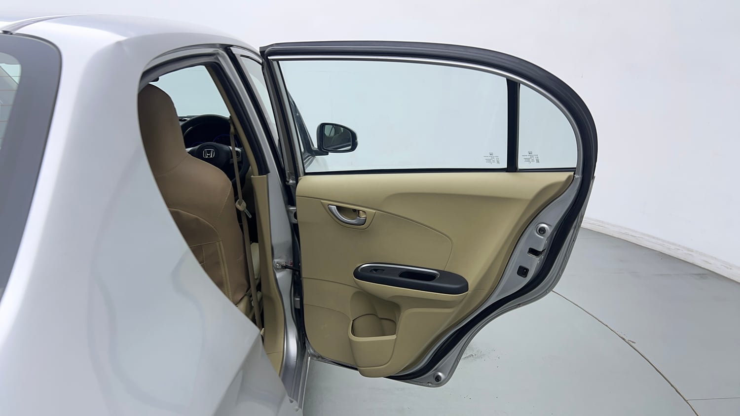 Used 2016 Honda Amaze 1.2 VX AT i-VTEC Petrol Automatic interior RIGHT REAR DOOR OPEN VIEW
