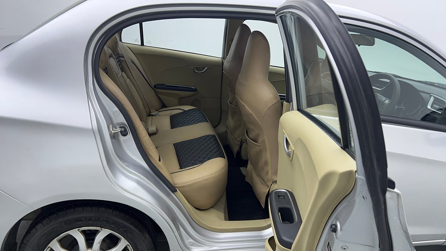 Used 2016 Honda Amaze 1.2 VX AT i-VTEC Petrol Automatic interior RIGHT SIDE REAR DOOR CABIN VIEW